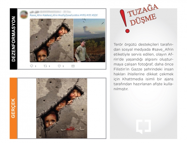 YPG/PKK'nın 'Afrin' yalanları tek tek deşifre edildi